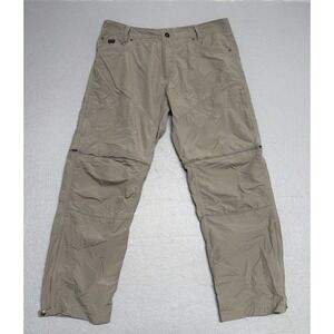 Kuhl Liberator Convertible Stealth Pants Light Khaki Size 36 x 30 Zip Off Hiking